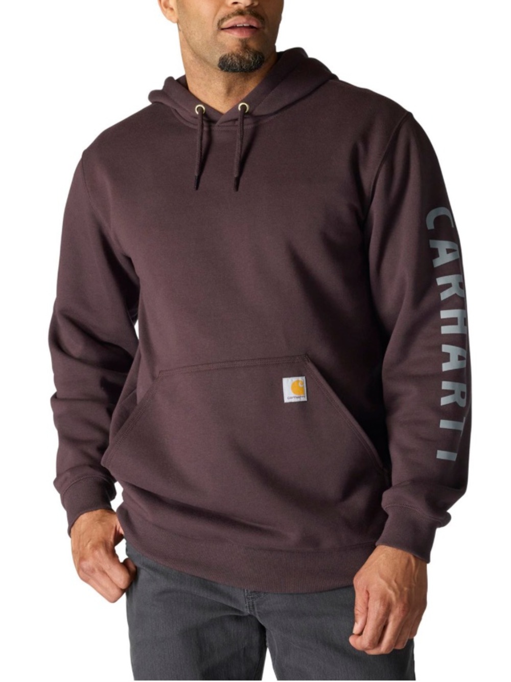 Carhartt Men's Rain Defender Loose Fit Midweight Logo Graphic Sweatshirt- XL
